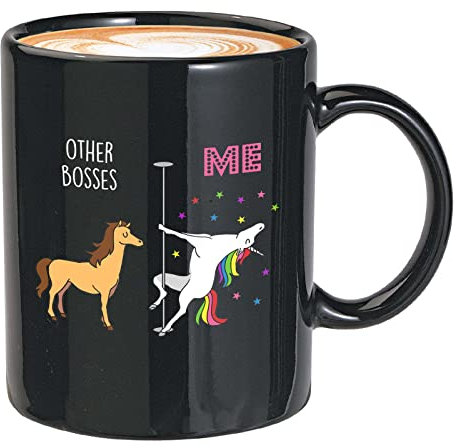 Unicorn Me Vs Other Bosses Coffee Mug 11oz Black - Bosses - Head Team Supervisor Coworker Boss Friend Workplace Leader Team Lead Manager
