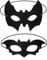 Neer 2 Masques pour Yeux de Chauve-Souris d'Halloween Masques de Mascarade Accessoires de Vampire Gothiques Noirs Masques de Déguisement pour Hommes Femmes Carnaval Cosplay Fête (Chauve-Souris)