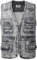 KTWOLEN Men's Denim Gilet Casual Outdoor Sleeveless Denim Jacket Motorcycle Cowboy Jeans Waistcoat Washed Color Denim Vest, Charcoal, XL