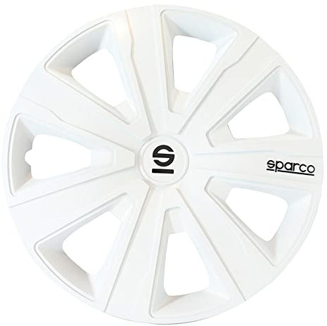 Sparco Radzierblenden Palermo - 15-Zoll - Weiß - Satz mit 4 Stück