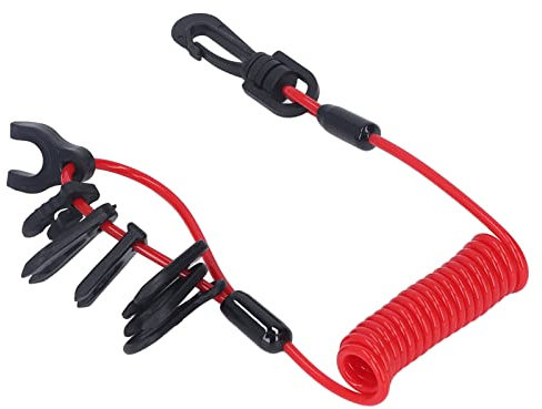 Remplacement du Cordon D'arrêT D'urgence du Moteur de Bateau pour Mercruiser, 47 Pouces, Interrupteur De Commande