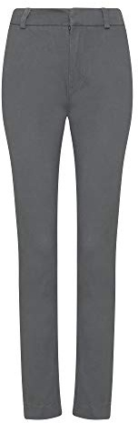 AWDis So Denim SD025 Ladies Lily Slim Chinos - Slate - 16 Regular