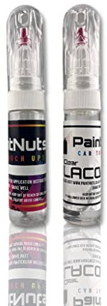 PaintNuts Touch Up Paint suitable for VAUXHALL Diamant Black Metallic (KTV) 2-in-1 Touch Up Pen & Clear Lacquer