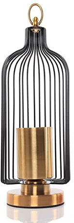HEXEH Kerzenhalterhalter Kreative Birdcage Kerzenhalter Neue chinesische Glaskerze Kerzenhalter Dekoration Romantische Kerzenlicht Dinner Requisiten Kandelaber (Size : B)
