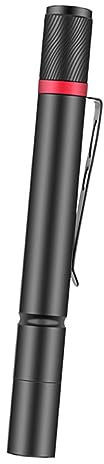 INOOMP Lampe De Poche Led Étanche Avec Clip Mini Lampe Torche Pratique Pour Camping Et Activités De Plein Air Sans Batterie