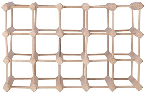 WELL HOME - Botellero de haya para 20 botellas