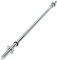 wuuhoo® Langhantelstange Rocco - 120cm / 150cm / 160cm / 180cm / 200cm Hantelstange 30mm, Stahl verchromte Hantel mit Sternverschluss - Fitnessgerät für Zuhause, Kapazität 150 kg 200cm
