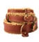 Dog with a Mission - Hundehalsband XL | Braunes Leder, Teddy | Einfach und modisch | Ideal für extra große Hunde | Handgemacht | Hübsch, Boho, Ethno, Urban, Hippie, Simple | Luxe | 4 cm Breit