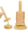 lomdung Soporte para Hilo de Lana de Madera Extraíble, Dispensador de Lana Giratorio con Rodamiento, Soporte para Bolas de Hilo para Tejer Ganchillo, Soporte para Bolas de Lana para Amantes del Tejer