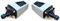 Yurefax Auto Styling Front Scheinwerfer Scheinwerferwaschanlage Wischer Sprühdüse Jet, for, X3 E83 2004 2005 2006 51133411429 51133411430 Scheinwerferwaschpumpendüse(Pair)