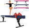 Aerobik® Poutre de Gymnastique Bleue pour Enfants | Hauteur Réglable sur 5 Niveaux de 16,5 à 56,5 cm | Montage Facile et Sécurité Maximale | Antidérapante