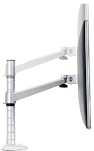 UIHMSWYAL Laptop Desktop Full-Motion a Doppio Braccio OA-9X + Supporto Girevole Adatto for Notebook da 10-15 Pollici e Tutti i Notebook da 7-10 Pollici