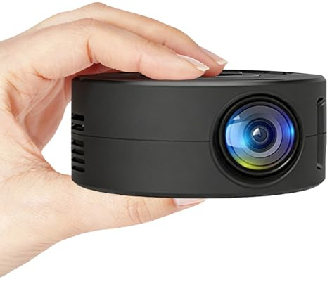 for mini Video Projector, Portable LED Projector with Phone Same Screen, YT200 Movie Projector for Kids and Family Movie Nights, Compatible with Smartphone/Tablet/Laptop/TV Stick/PS/USB