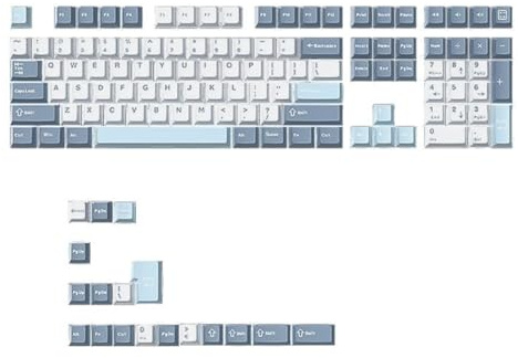 126Key Keycaps Ergonomic Double Shot Molding For Mechanical Keyboard Longevity Use Keyboard Modding