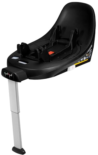 Lionelo Moxie Plus i-Size Base ISOFIX Mit Stützfuß, 360° Drehbar Easy Turn, Für Moxie i-Size & Moxie Next Kindersitze, Einhand Rotation, Installationsindikator, ECE R129