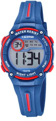 Calypso Jungen Digital Quarz Uhr mit Plastik Armband K6068/4