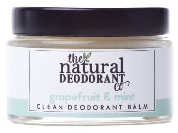 The Natural Deodorant Co, Sauber Deo-Balsam Pampelmuse & Minze 55g, Aluminiumfrei, Plastikfrei, Schutz für den ganzen Tag