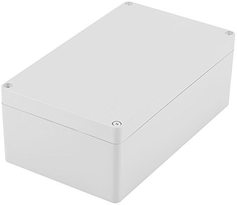 Wasserdichter IP65 ABS Anschlussdose, Kunststoffgehäuse Elektronik, Power Abzweigdose Aufputz Weiss, Klemmkasten Wasserdicht Außen, 20x20 Kabelabzweigkasten(200 x 120 x 75mm)
