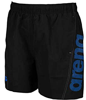 arena Fundamentals Logo Badeshorts Herren für Pool und Meer, Schwimmshorts aus Weichem und Schnelltrocknendem Material, Badehose mit Netz-Innenslip