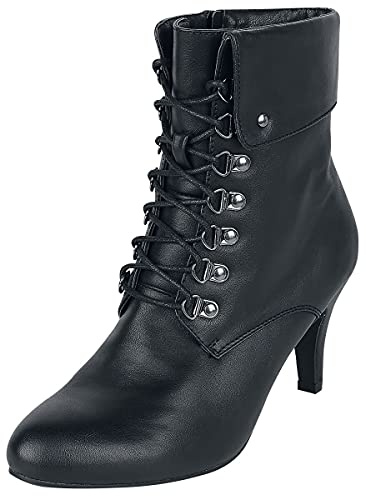 Gothicana by EMP Damen schwarze hohe Stiefeletten