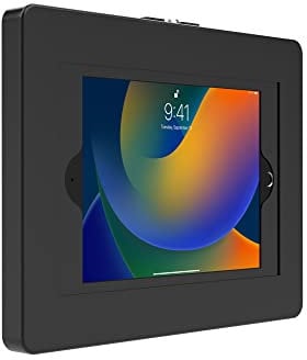 Locking Wall Mount – CTA Paragon Locking Wall Mount Premium Enclosure For iPad 10th Gen 10.9-inch - iPad 7th/8/9 Gen - iPad Air 4 - Galaxy Tab - Lenovo Tab 4 - Zebra Tablets & More - Black (PAD-PARAW)