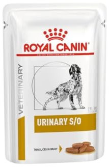 ROYAL CANIN Veterinary Urinary s/o Canine für Hunde | 12 x 100 g | Feuchtnahrung für Hunde | Feine Stückchen in Soße | Zur Unterstütztung der Auflösung von Struvitsteinen