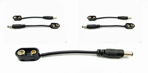 9V Batterie Clip Converter, Gitarre Effektpedal Power Kabel 13cm gesamtlänge (5)