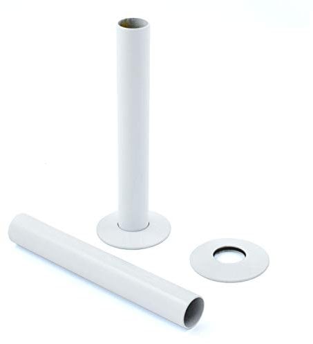 Hot Flow | 130mm Pipe Shroud/Sleeve (Pair) (White)