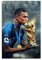 TINGTAI Kylian Mbappé Fußball Poster - Dekorative Malerei, Wohnzimmer & Schlafzimmer, 50 x 75 cm