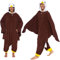Funziez! Adler Einteiler – Plüsch-Overall für Erwachsene, Braun, M