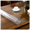 Glasklar Tischfolie, Tischdecke transparente geruchlos,durchsichtig PVC Schutzfolie Tischschutz, ölbeständig wasserdicht,für Garten/Esszimmer(Dicke:1mm,Größe:30x30cm/11.8x11.8in)