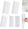 4 Auto Adhesivo Fijador Power Strip,Soporte para Regleta De Enchufes Montado En la Pared Sin Orificios,Se Puede Utilizar En Cajas De PañUelos,Enrutadores InaláMbricos,Enchufe De Pared Fijo
