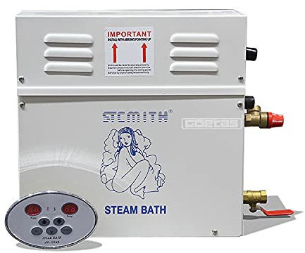 WXHN Generador de vapor de 15KW Duchas de vapor 220V-240V Generador de vapor de sauna con controlador programable para el hogar SPA Baño Hotel Ducha de vapor