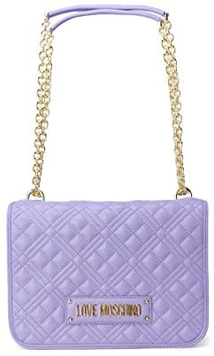 Love Moschino JC4000PP0GLA0, Borsa a Spalla, Donna, Lilla, Taglia unica