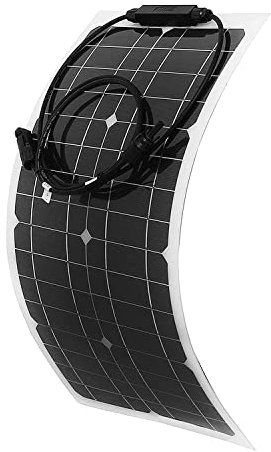 Panneau solaire monocristallin flexible de 25 watts 12 volts pour camping-cars et plus (Solarplatten)