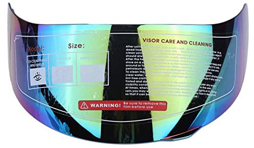 Helmglas, Motorradhelm Visierscheibe Windschutzscheibe Ersatz für 316 902 AGV K5 K3SV (Bunt) agv helmet