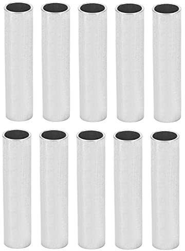 10 Stück Aluminiumrohr 10 Mm Innendurchmesser, 12 Mm Außendurchmesser, Gerade Stützwelle, Hülsenrohre, Abstandshalter, Ersatz für Industrieroboterteile