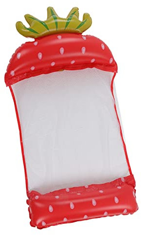 Hztyyier Erdbeere, Aufblasbare Wasserhängematte, Schwimmliege für Schwimmbadzubehör