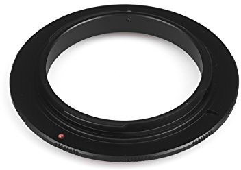 55mm Retro Adapter kompatibel für Olympus 4/3 FT Makro Umkehrring für 55 mm Objektiv 4/3 FT
