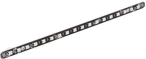 2 Stück 270 Mm Farbiger PCB-3D-Drucker-LED-Lichtstreifen für 2.4 DC5V mit Mehreren Arbeitsmodi, WS2812B-Perlen, XH2.54 3P-Anschluss