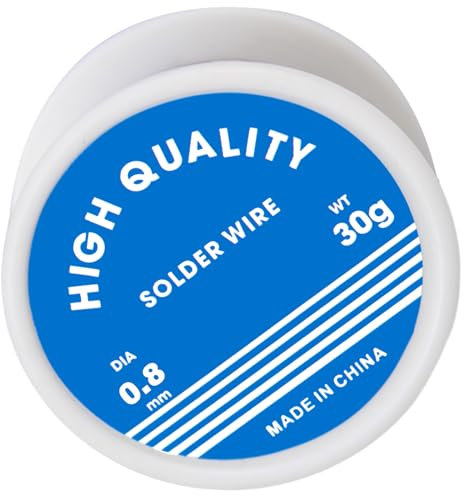 1 volumen 0.8mm 30g estaño para soldar, estaño para soldar electronica, cable de soldadura estaño, alambre de soldadura de núcleo de resina para soldadura eléctrica, para Soldadura Eléctrica y DIY