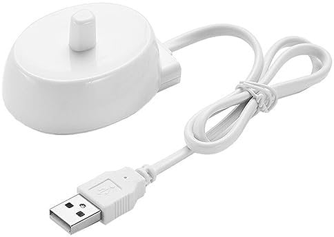 FiTspi Electric Toothbrush Charger for Braun Oral-B Series D12 D20 D16, Tooth Brush Adaptor Charging Cradle, Universal USB Port Charger