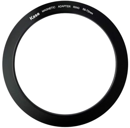Kase Magnetischer 58–72 mm 58 mm auf 72 mm Filter-Adapterring für Wolverine Magnetfilter 58 72