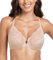 Lemorosy - Reggiseno Donna in Pizzo a Coppa Intera con Chiusura Anteriore Taglie Forti Bella Schiena (Beige,6D)