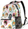 TropicalLife Cute Cats Fishbone Rucksack für Männer Frauen 21L, Katzen Rucksack Schule Büchertasche für Kinder Mädchen Jungen Reise Casual Laptop Tasche Daypack, farbig, 21 L
