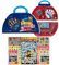 Malkoffer Paw Patrol Hunde Kinder 51-tlg. mit Sticker Set – Malset Paw mit Inhalt Stiften Malblock – Bastelkoffer Jungen Mädchen mit Klebestickern Aufkleber