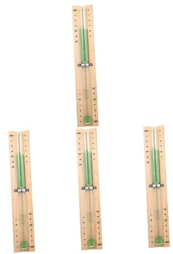 POPETPOP 4pièces Minuteur De Sauna avec Sabots Décoratifs pour Sauna Bain Ou Spa Compteur Élégance Et Praticité