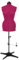 Schneiderpuppe Supa Fit Damen Gr. M (42-48), weiblicher Torso, Büste, verstellbare Drehregler, individuelle Anpassung an Hals, Taille, Brust, Hüfte (pink, M)