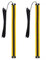 photoelectric beam sensor 14 x 28 Sicherheitslichtvorhänge RC4010/4012, 0,2–2 m Erkennungsweite, superdünner Gitter-Geräteschutz for enge Räume(4010 Strip line type,SIDE INDUCTION_PNP NO)