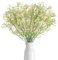 XIAQICA 12 Stück Schleierkraut Künstlich 52cm Schleierkraut Künstliche Blumen Biegbar Perfekt für Heimdekoration, Kunsthandwerk, Hochzeits Brautsträuße Rosa